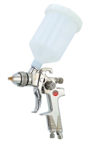 Gravity Type Air Spray Gun With 600CC Nylon Cup  With 1.4mm Nozzle