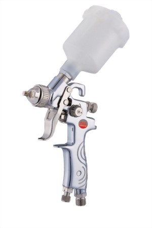 High Volume Low Pressure Gravity Feed Air Spray Gun With 125cc Nylon Cup