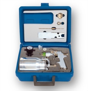 Professional H.V.L.P Suction Feed Air Spray Gun Kit