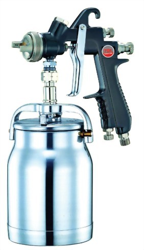 Professional Syphon Feed Air Spray Gun With 1000cc Cup
