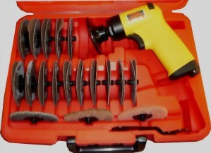 0.45Hp 37Pcs Industrial Composite Air Sander Kit