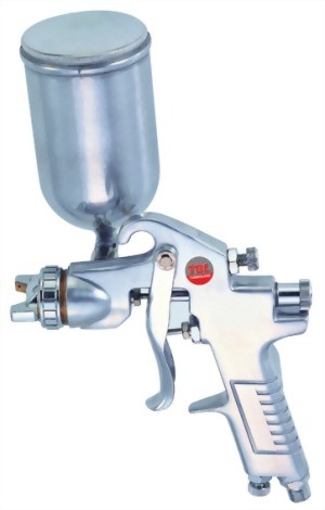 Gravity Feed Air Spray Gun With 400cc Aluminum Cup