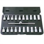 21 PCS -3/8" DR. MASTER DRAIN PLUG KEY SET-36mmL