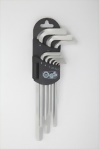 9 PCS  Long Type Hex Allen  Key  Wrench Set (Chrome Vanadium satin finish)