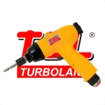 1/4" TWO HAMMER MECHANISM PISTOL TYPE AIR IMPACT SCREWDRIVER WITH SWIVEL HANDLE EXHAUSE