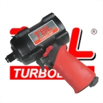 1/2" Mini Type Twin Hammer Mechanism Air Impact Wrench (650Ft-Lb) / Two Hammer(300Ft-Lb)