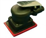 Composite Industrial Orbital Sander With 3"x4" Vinyl/Hook Face Pad