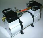 1/4 HP Oilless Mini Air Compressor (Twin Piston Type)