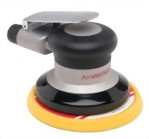Industrial Random Orbital Sander With 5" Low Profile(Tappered Edge) Vinyl/Hook Face Pad
