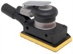 Industrial Central Vacuum Type Orbital Sander With 3"x5" Vinyl/ Hook Face Pad