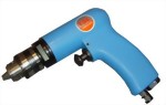 1/4" Heavy Duty Compact Air Drill With Silencer(Two Gear)