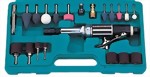 36PCS 0.3HP 1/4" 3" LONG-EXTENED AIR DIE GRINDER KIT