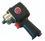 3/8"/1/2" Heavy Duty Twin Hammer Mechanism Air Impact Wrench With Handle Exhaust(400Ft-Lb)