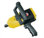 1" Composite Industrial Twin Hammer Mechanism Pistol Type Air Impact Wrench