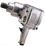 1" Industrial #5 Spline Twin Hammer Mechanism Pistol Type Air Impact Wrench With 1"/6" Anvil