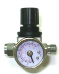 1/4" Air Regulator With Gauge