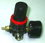 1/4" Air Regulator With Gauge