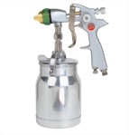 Professional Kigh Volume Low Pressure Syphon Feed Air Spray Gun With 1;000cc  Cup