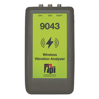 智慧無線三通道振動與軸承磨損分析儀及數據採集器