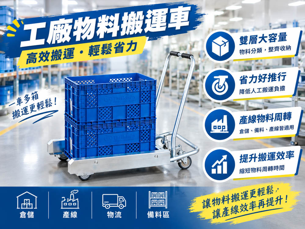 六格籃手推車