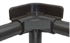 PJ-607G  L型接頭(鐵灰)