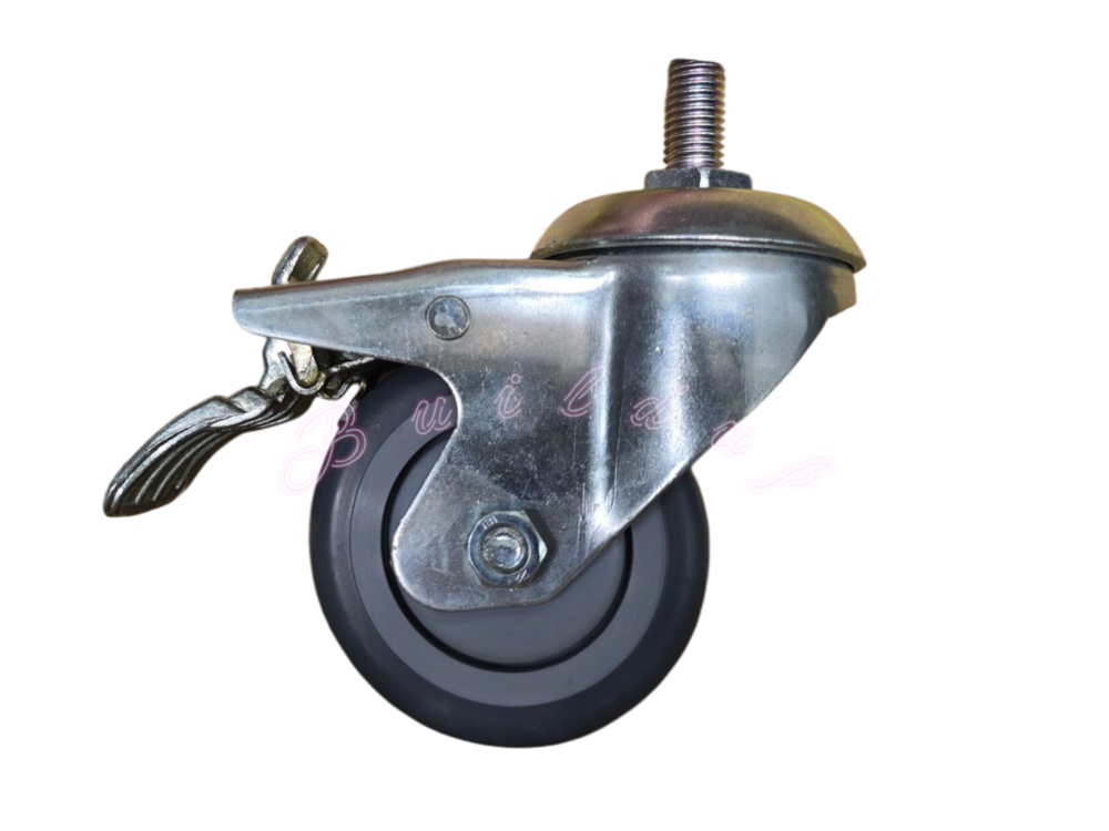 M12S-75B  螺牙式75剎車輪