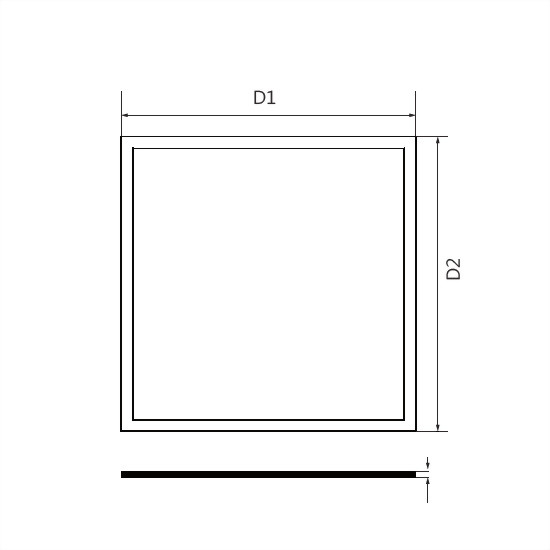 LED 35W 黃光 平板燈 (天花板燈 輕鋼架燈 面板燈)