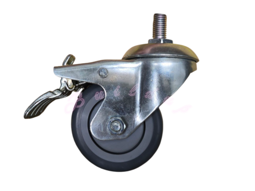 M12S-75B  螺牙式75剎車輪