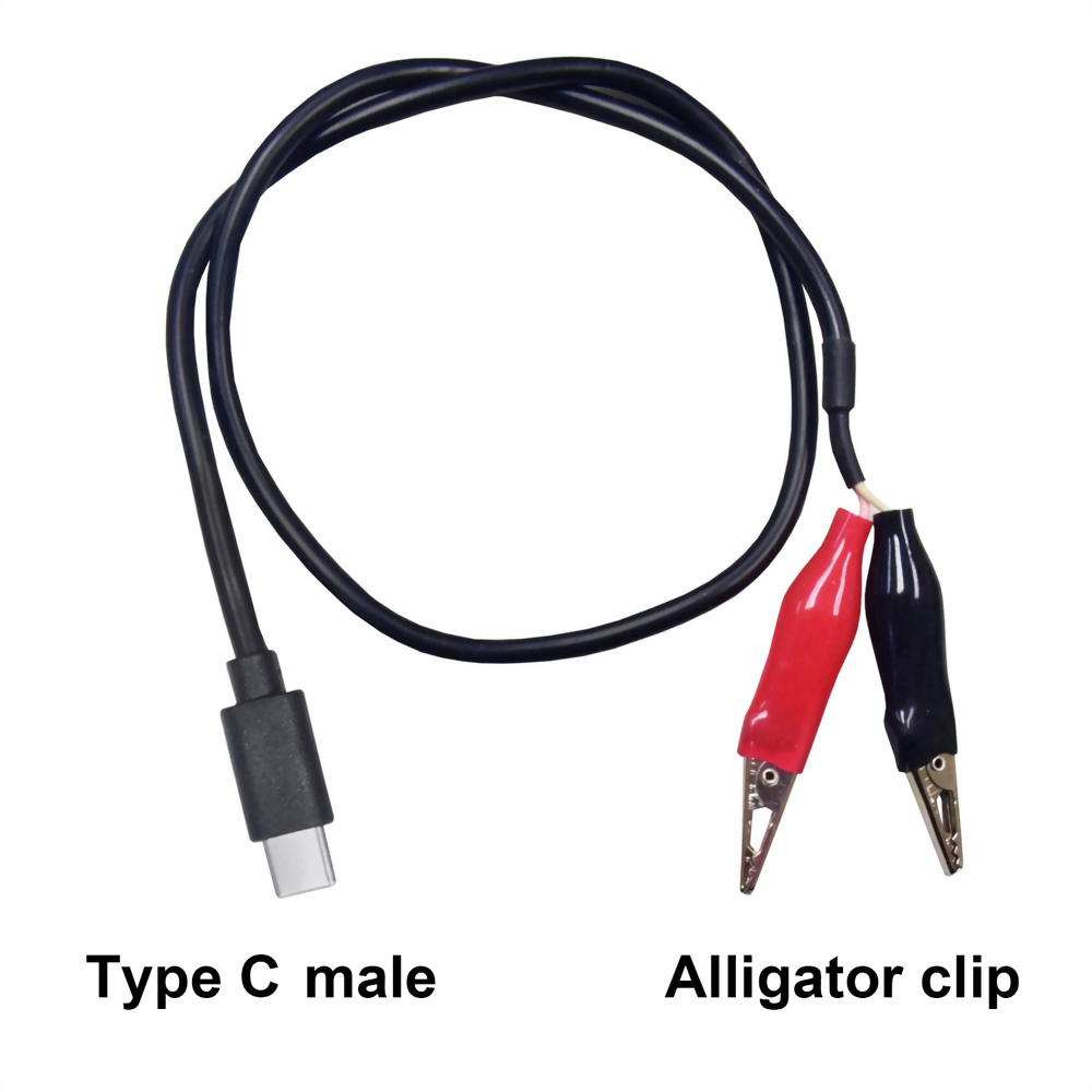 Alligator clip with Type C connector