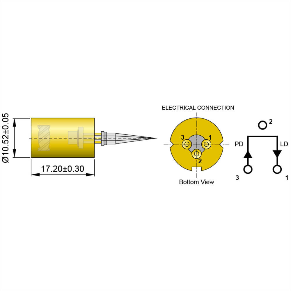 Green Dot Laser Module- VLM-520-00-3