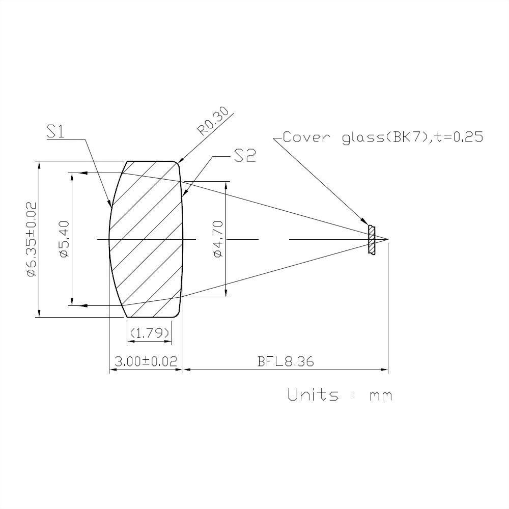 Ø6.35mm Collimator Lens