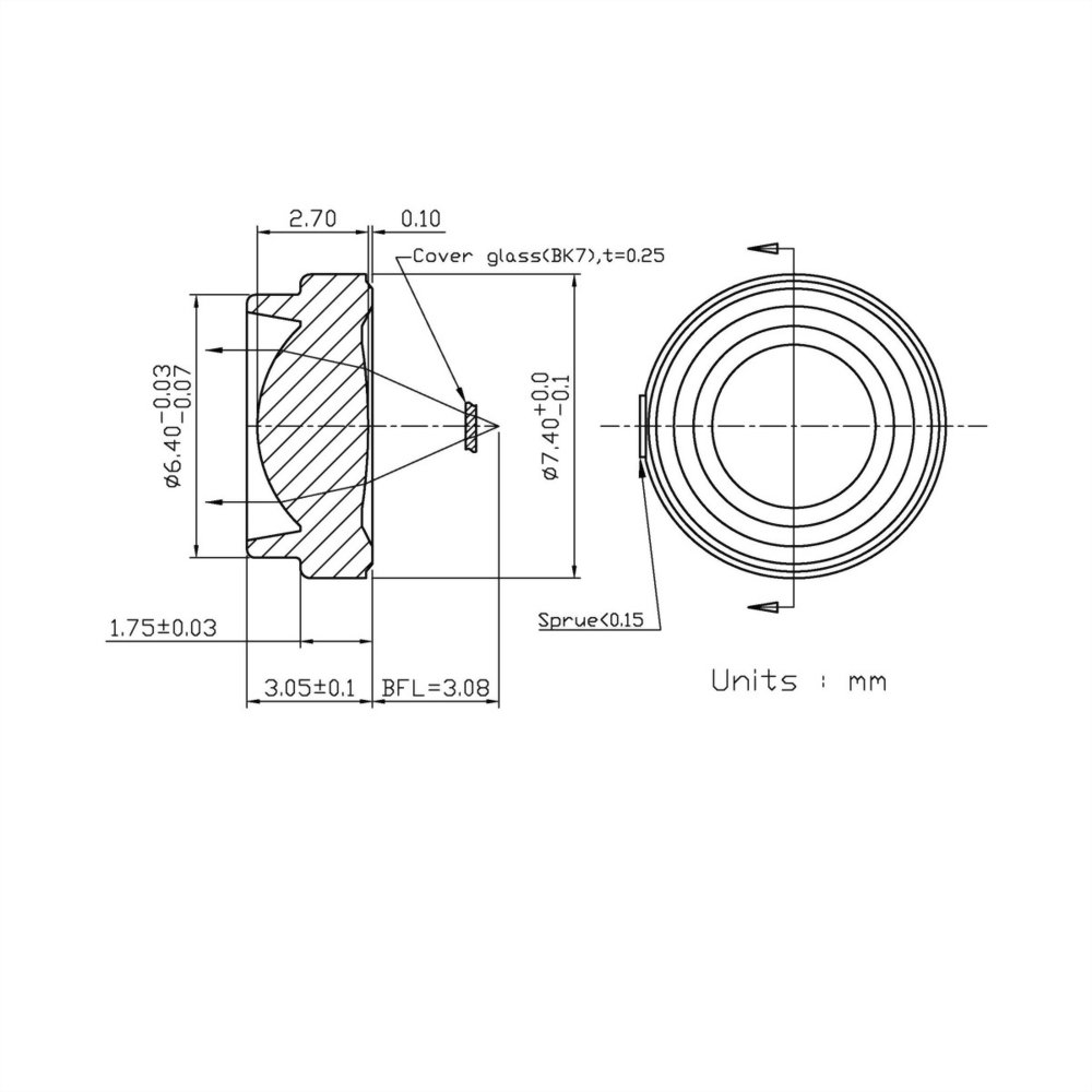 Ø7.4mm Collimator Lens