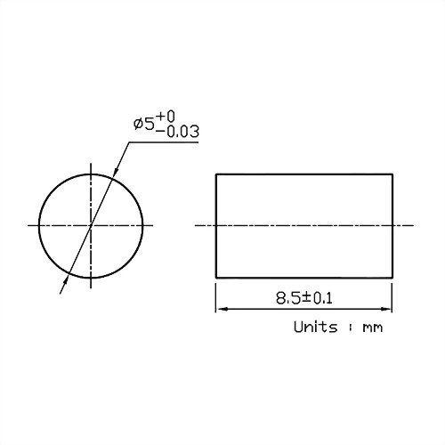 Ø5x8.5mm Rod Lens