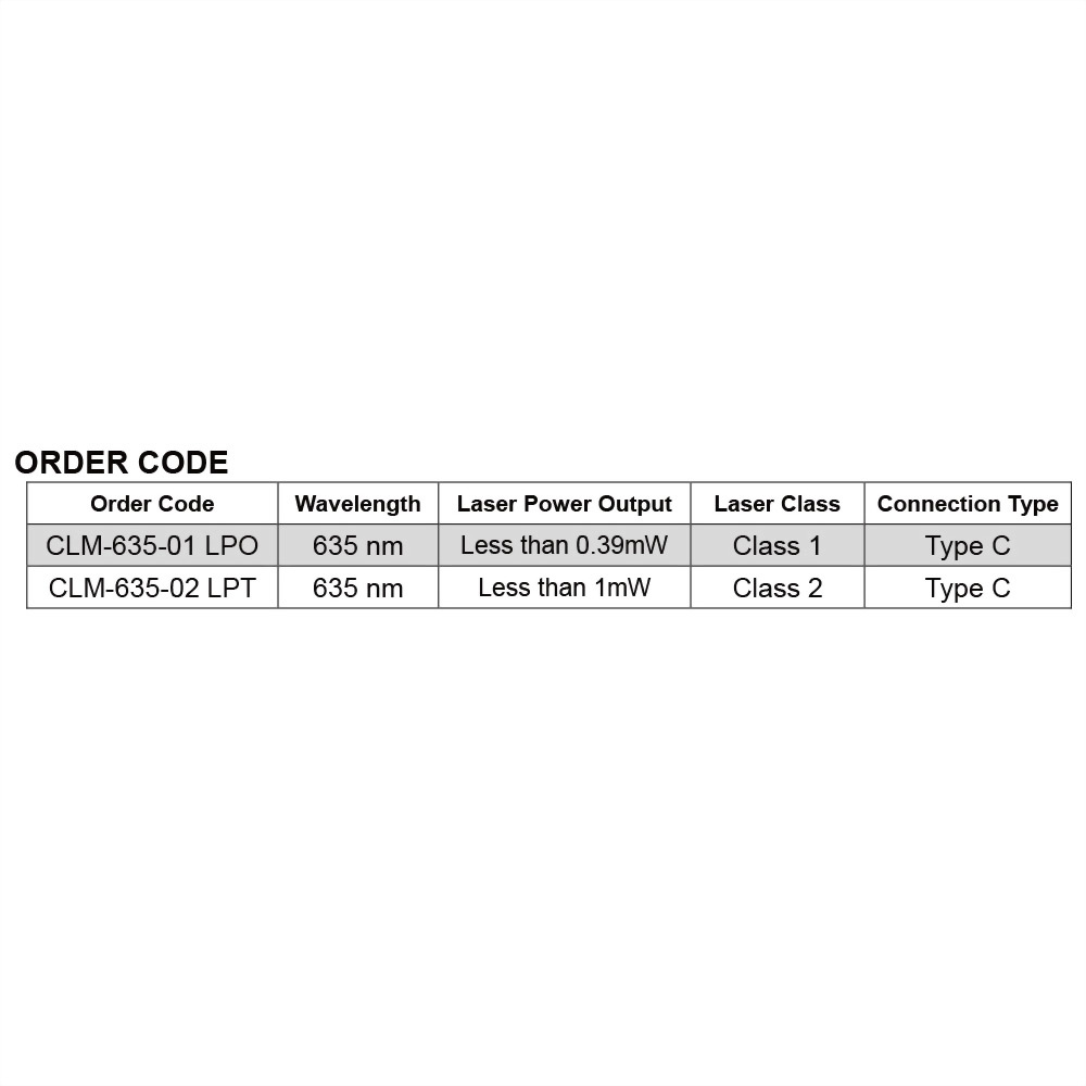 Red Dot Laser Module-CLM-635-02-8