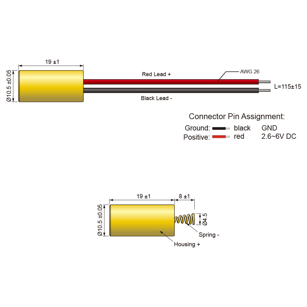 Red Dot Laser Module-VLM-650-01-5 Red Dot Laser Module-VLM-650-01-5