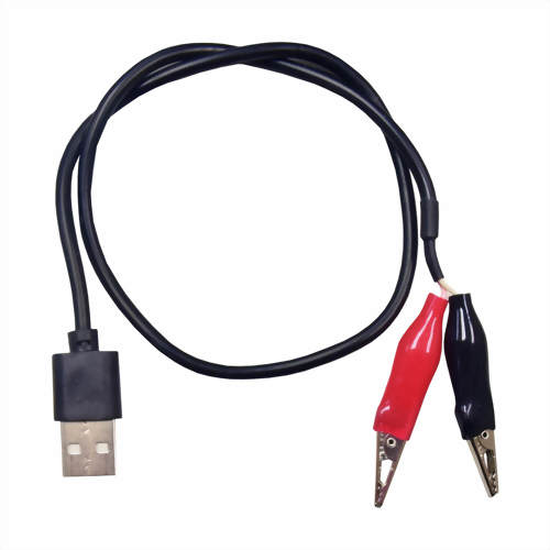 Alligator clip with USB connector