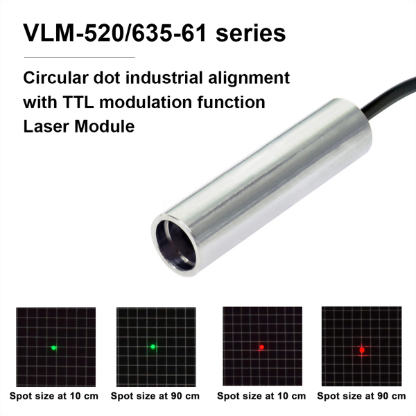 TTL Modulation Red Line Laser Module, VLM-635-34 LPT