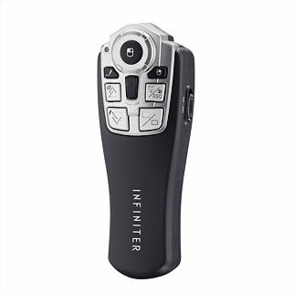 Gyro Wireless Mouse Red Laser Presenter: LR-12R Pro