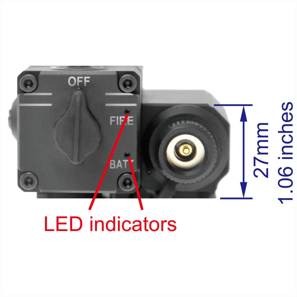 2-in-1 Green and IR Laser Aiming System