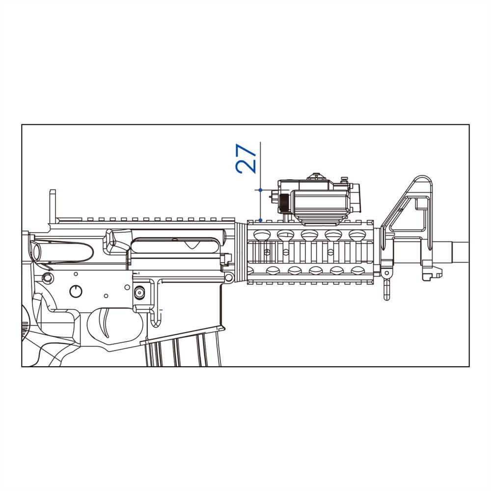 LAS21-G60 - the laser sight 2 in 1 Laser Combo - BEAMSHOT