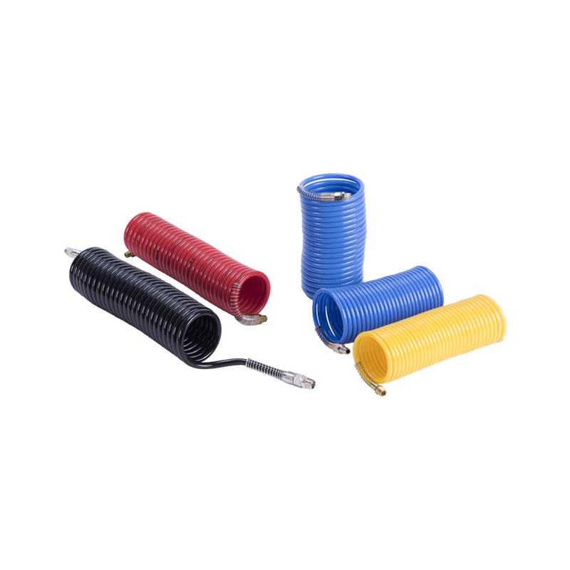 Coiled Nylon Air Hose Assemblies PA 12