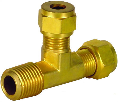 銅接頭銅套管牙邊三通STM