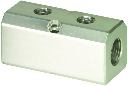 鋁多管路大流量直通底座