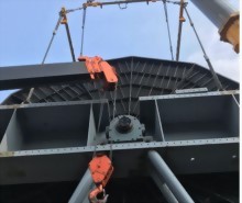 台灣中油-大林廠B409鍋爐-APH吊裝