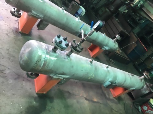 中石化-K-8001-V01C/D  臥式圓筒型貯氨槽製作