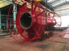 台灣中油-林園石化廠-南區燃燒塔PA-7101 Flare Tip系統安裝及測試工作-RISER製作及吊裝