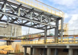 台灣中油-王田供油中心第一灌裝場改善工程(管架等部份)