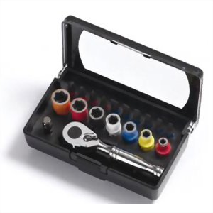 19PC 1/4"DR SOCKET & BIT SET