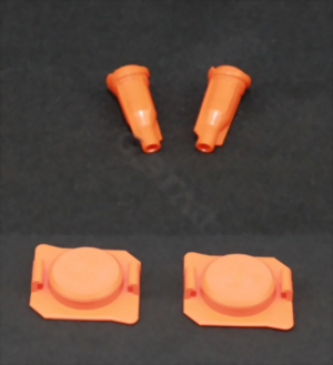 針頭上蓋與下塞