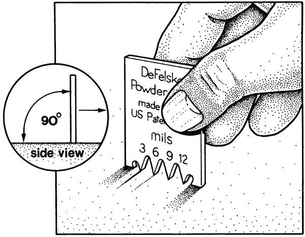 Powder Comb 粉體濕膜梳